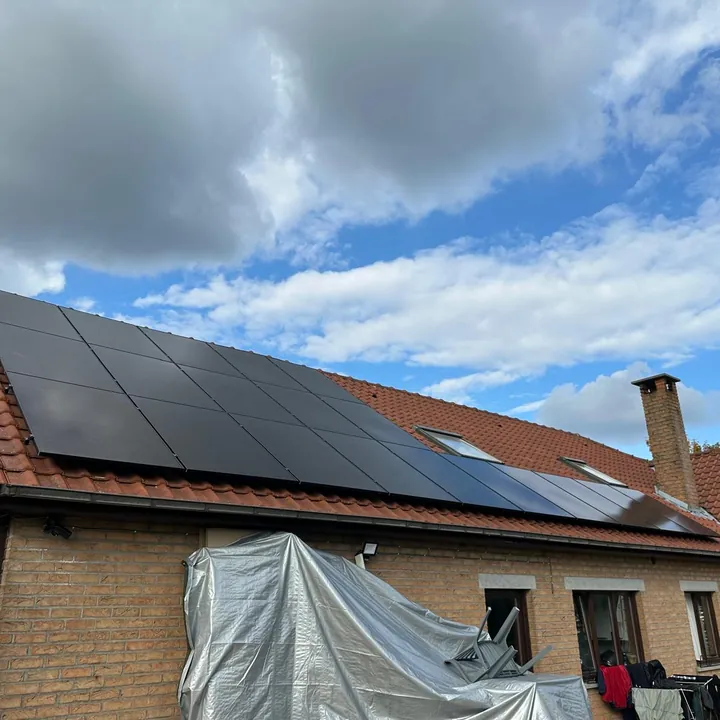 Installation photovoltaïque sur une habitation en province de Liège