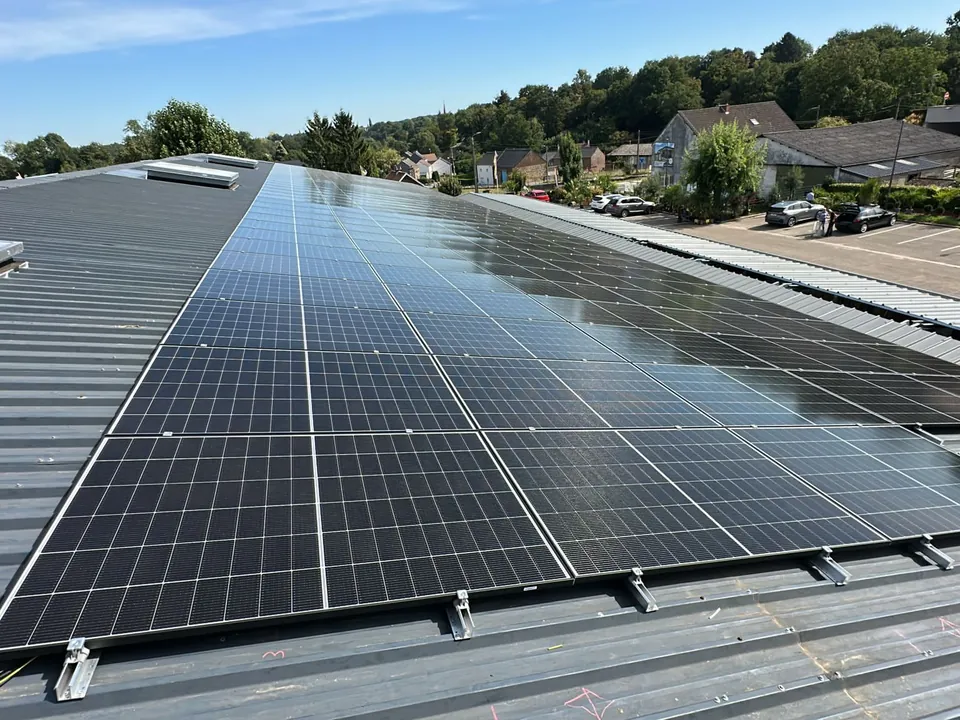 Installation photovoltaïque avec stockage réalisée à Gembloux